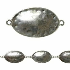 Top 10 🎉 Best deal 😍 12 Pack: Bead Gallery® Silver Plated Metal Oval Beads, 33mm 🤩 🤩