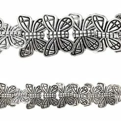 Flash Sale 👏 Deals 🔥 12 Pack: Bead Gallery® Silver Plated Metal Butterfly Beads, 15mm 🌟 😉