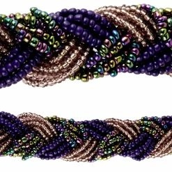 New ๐งจ Flash Sale โจ Bead Gallery® Purple & Pink Glass Seed Bead Bracelet ๐ ๐