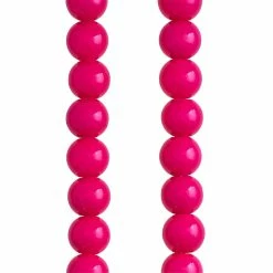 Brand new 🔥 Discount ❤️ Bead Gallery® Fuchsia Opaque Glass Round Beads, 8mm ⭐ 🌟