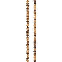 Deals 🔔 Buy 👍 Bead Gallery® Amber Wood Rondelle Beads, 4mm ⌛ 🔥