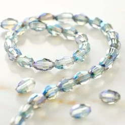 Brand new 🔔 Hot Sale 🌟 Bead Gallery® Green Faceted Glass Oval Beads, 5mm 🎁 🛒 -Bead Gallery Shop 10321943 20