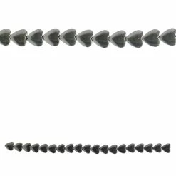 New 💯 Top 10 🎉 12 Pack: Bead Gallery® Silver Hematite Heart Beads, 10mm 👏 🥰