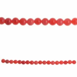 Brand new 😀 Best Pirce 🥰 12 Pack: Bead Gallery® Coral Round Stone Beads, 10mm 👏 🛒