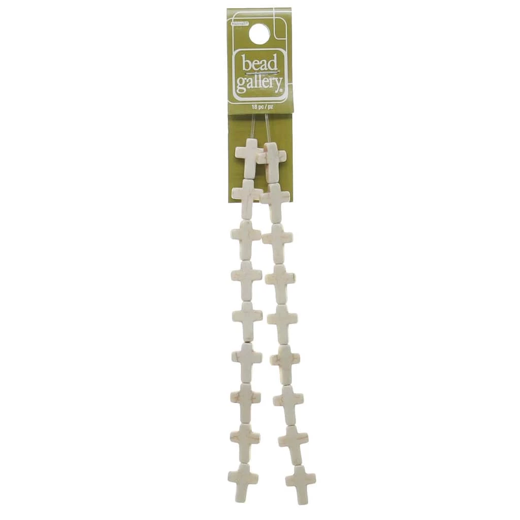 Brand new π₯ Best Sale π 12 Pack: Bead Gallery® White Stone Cross Beads, 15mm π β 6 Brand new π₯ Best Sale π 12 Pack: Bead Gallery® White Stone Cross Beads, 15mm π β - Image 4