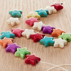 Cheapest 🎁 Best Sale 👍 Bead Gallery® Colorful Reconstituted Star Beads, 15mm 😀 👍 -Bead Gallery Shop 10322288 20