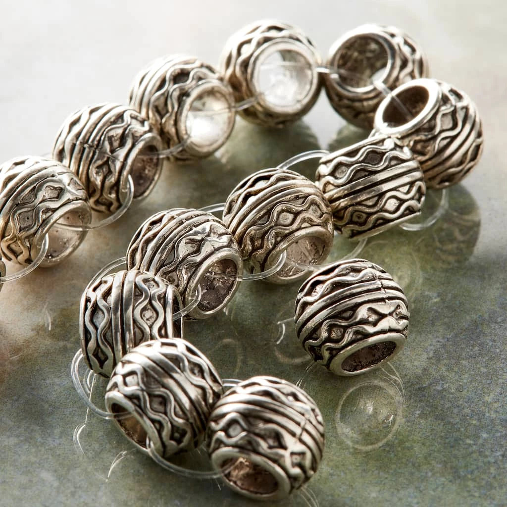 Discount ๐คฉ Best deal ๐ Bead Gallery® Silver Celtic Metal Rondelle Beads, 10mm โจ โ๏ธ 4 Discount ๐คฉ Best deal ๐ Bead Gallery® Silver Celtic Metal Rondelle Beads, 10mm โจ โ๏ธ - Image 2