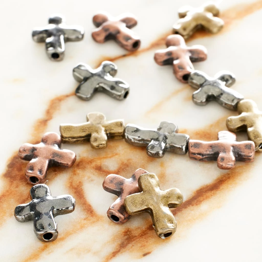 Flash Sale ๐ Flash Sale โญ Bead Gallery® Metallic Metal Cross Beads, 12mm ๐ โค๏ธ 4 Flash Sale ๐ Flash Sale โญ Bead Gallery® Metallic Metal Cross Beads, 12mm ๐ โค๏ธ - Image 2