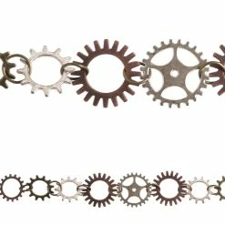 Budget 🌟 Deals 🤩 12 Pack: Bead Gallery® Metallic Metal Gear Beads ⌛ 😀