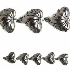 New 😀 Best Sale 🌟 12 Packs: 5 ct. (60 total) Bead Gallery® Silver Metal Heart Beads, 25mm 🌟 😉