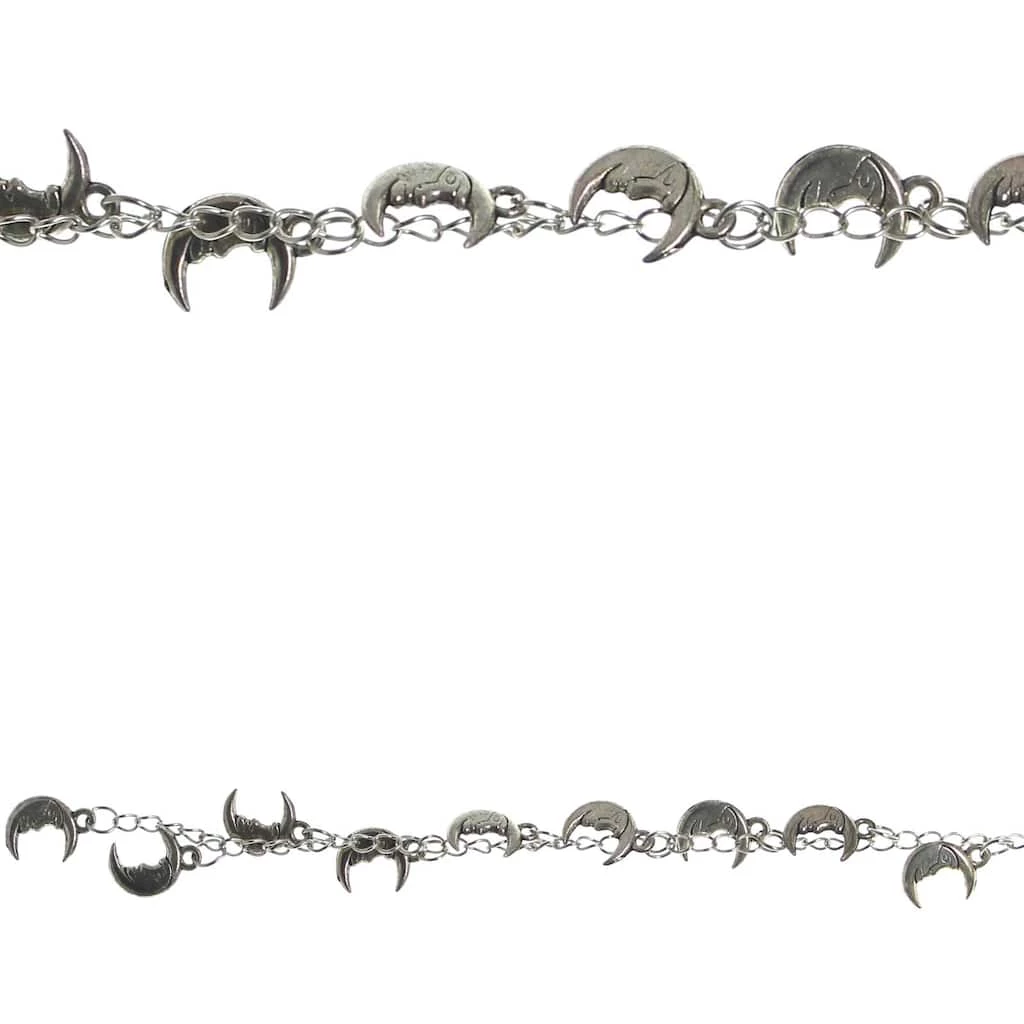 Cheap โญ Best Sale ๐งจ Bead Gallery® Silver Metal Moon Charms, 16mm ๐ฅ โ๏ธ 3 Cheap โญ Best Sale ๐งจ Bead Gallery® Silver Metal Moon Charms, 16mm ๐ฅ โ๏ธ