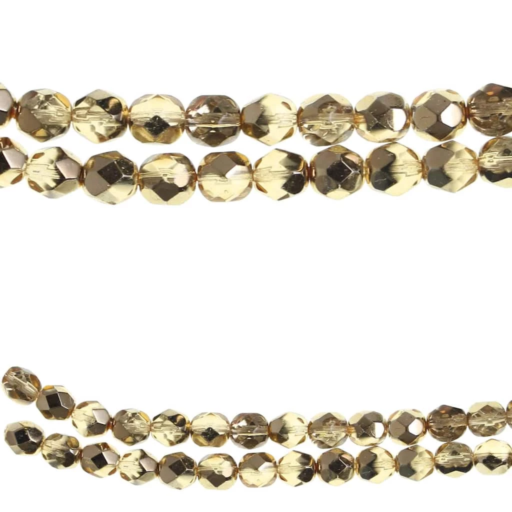 Cheap ๐ Hot Sale โญ 12 Packs: 34 ct. (408 total) Bead Gallery® Gold Czech Fire Polished Glass Faceted Round Beads, 6mm โค๏ธ โ 3 Cheap ๐ Hot Sale โญ 12 Packs: 34 ct. (408 total) Bead Gallery® Gold Czech Fire Polished Glass Faceted Round Beads, 6mm โค๏ธ โ