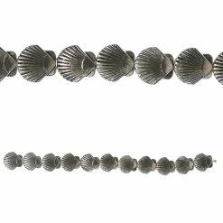 Buy 😍 Promo 👍 12 Packs: 11 ct. (132 total) Bead Gallery® Silver Scallop Metal Beads, 13mm 🔥 👏