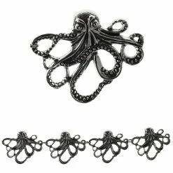 Cheapest ⭐ Promo 😀 12 Packs: 4 ct. (48 total) Bead Gallery® Silver Octopus Metal Connectors, 43mm 🌟 👍