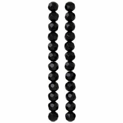 New 🛒 Cheap 😍 Bead Gallery® Black Faceted Glass Round Beads, 14mm 👏 😀 -Bead Gallery Shop 10401733 30