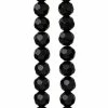 New 🛒 Cheap 😍 Bead Gallery® Black Faceted Glass Round Beads, 14mm 👏 😀