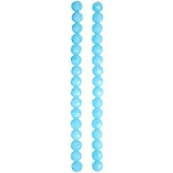 Budget 💯 Best deal 😀 Bead Gallery® Opaque Aqua Glass Faceted Round Beads, 10mm 🎁 🤩 -Bead Gallery Shop 10401897 30