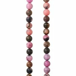 Buy ๐ Deals ๐ Bead Gallery® Multicolor Rhodonite Round Beads, 6mm ๐ ๐