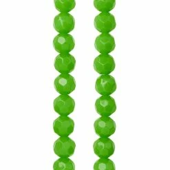 Cheap ✔️ Cheap 🤩 Bead Gallery® Green Faceted Glass Round Beads, 10mm 🔥 ❤️