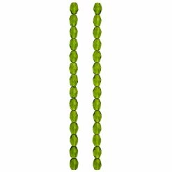 Buy 🎁 Flash Sale 👍 Bead Gallery® Peridot Faceted Glass Oval Beads, 11mm 🔥 🎁 -Bead Gallery Shop 10402062 30
