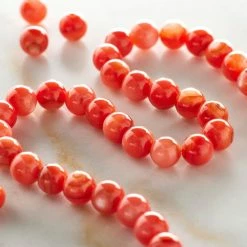 Best Pirce 👍 Discount ⌛ Bead Gallery® Pink River Shell Round Beads, 6mm 🤩 🥰 -Bead Gallery Shop 10402099 20