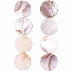 Promo ๐ Discount ๐ฏ Bead Gallery® White Shell Lentil Beads, 20mm โญ โญ