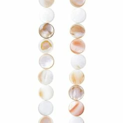 Brand new 🥰 Buy ⌛ Bead Gallery® White Shell Round Beads, 11mm 🌟 🔥