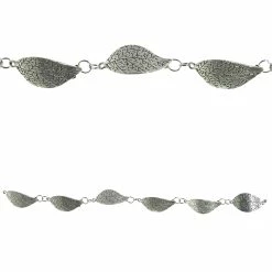 Best Sale 🎉 Deals ⭐ 12 Pack: Bead Gallery® Silver Metal Leaf Beads, 31mm 👍 🤩