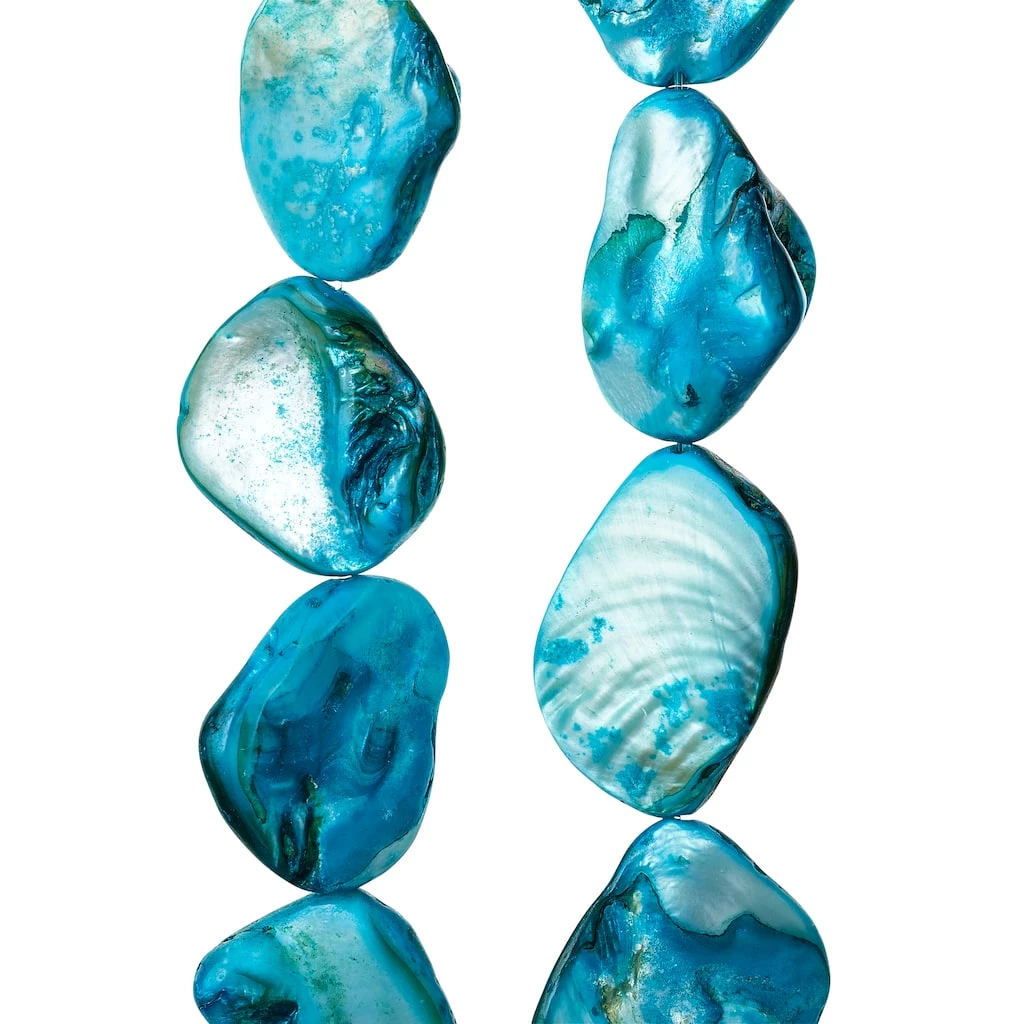 Brand new ๐ฅฐ Deals ๐คฉ Bead Gallery® Aqua Natural Shell Beads, 20mm ๐ ๐ 3 Brand new ๐ฅฐ Deals ๐คฉ Bead Gallery® Aqua Natural Shell Beads, 20mm ๐ ๐