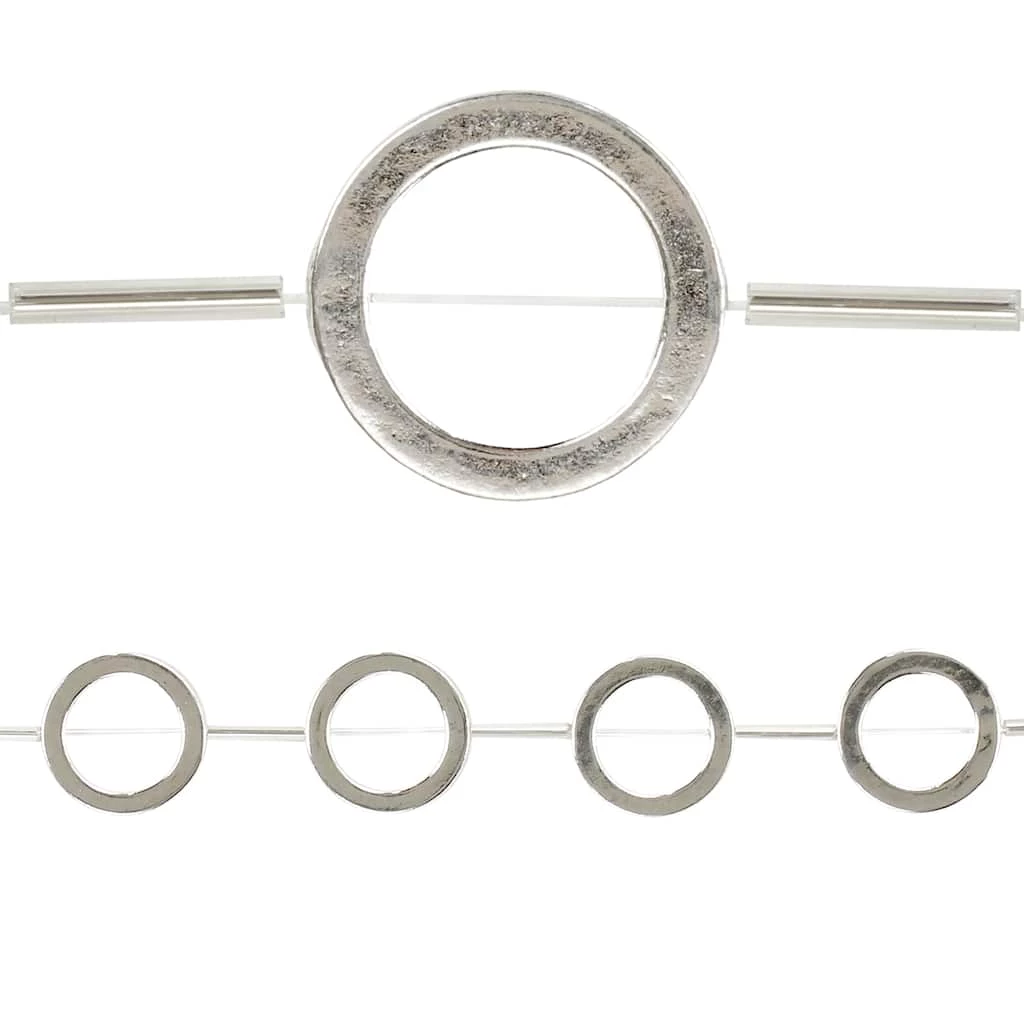 New ๐ Deals โ Bead Gallery® Silver Plated Metal Large Hoop Beads, 19mm ๐ฅ ๐ 3 New ๐ Deals โ Bead Gallery® Silver Plated Metal Large Hoop Beads, 19mm ๐ฅ ๐