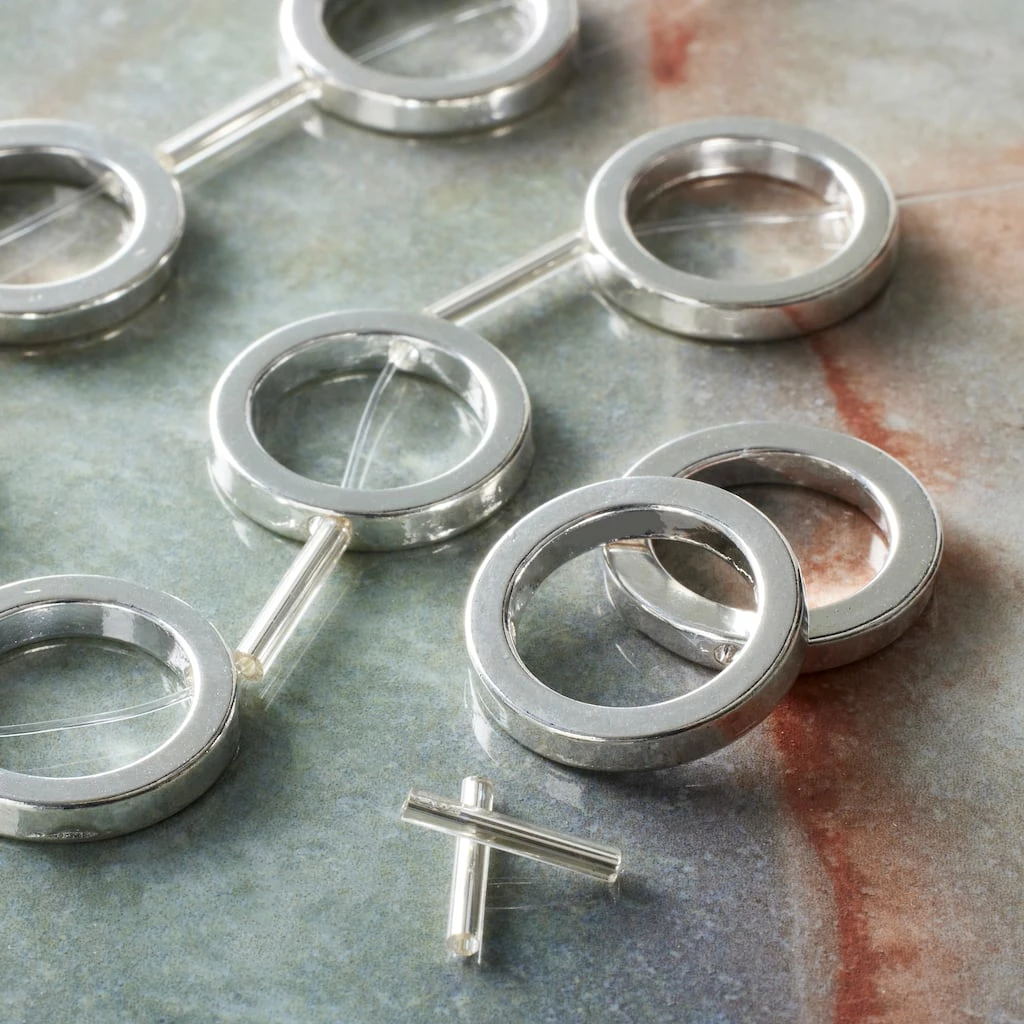 New ๐ Deals โ Bead Gallery® Silver Plated Metal Large Hoop Beads, 19mm ๐ฅ ๐ 4 New ๐ Deals โ Bead Gallery® Silver Plated Metal Large Hoop Beads, 19mm ๐ฅ ๐ - Image 2