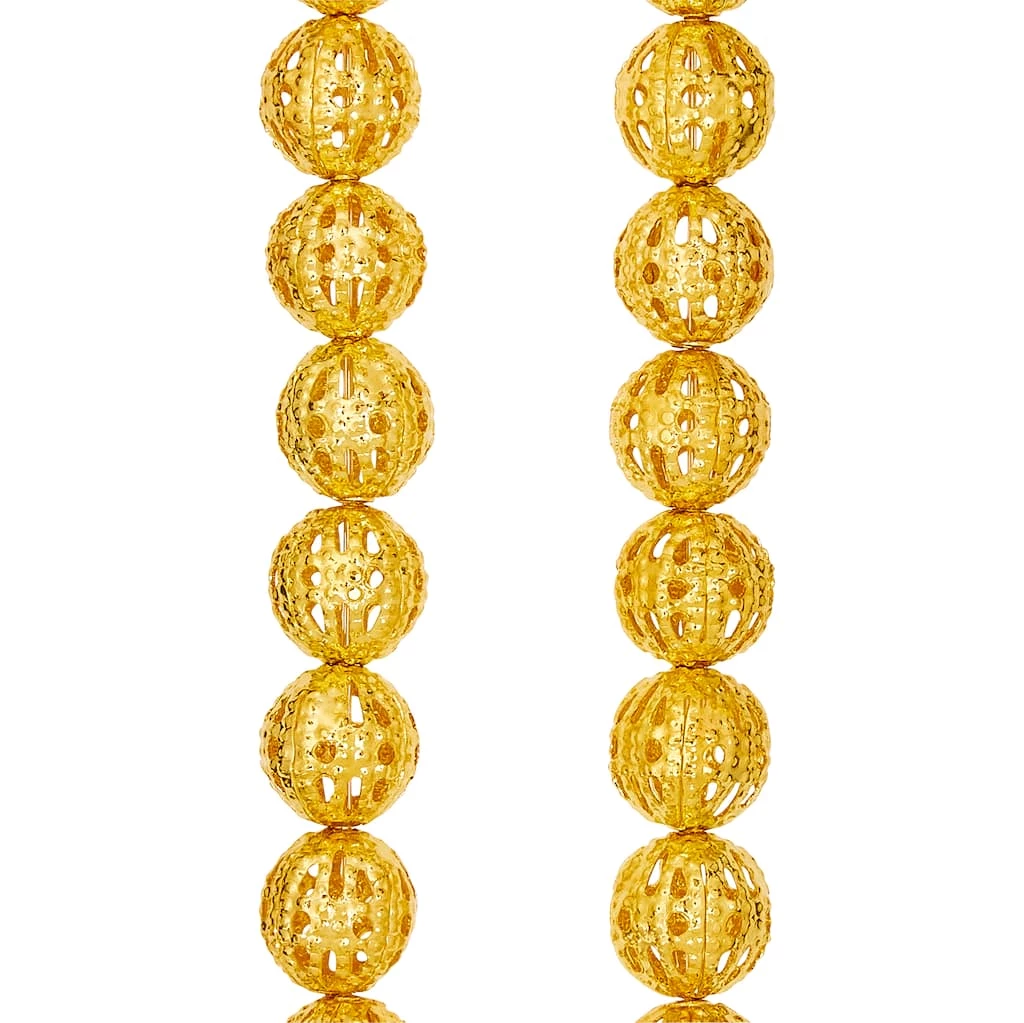 Best deal ๐ Best Sale ๐ Bead Gallery® Gold Filigree Metal Round Beads, 8mm ๐คฉ โ๏ธ 3 Best deal ๐ Best Sale ๐ Bead Gallery® Gold Filigree Metal Round Beads, 8mm ๐คฉ โ๏ธ
