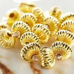 Cheap ๐ Cheapest โ๏ธ Bead Gallery® Gold Plated Metal Melon Rondel Beads, 14mm ๐ฅ ๐ 6 Cheap ๐ Cheapest โ๏ธ Bead Gallery® Gold Plated Metal Melon Rondel Beads, 14mm ๐ฅ ๐ -Bead Gallery Shop 10429039 20