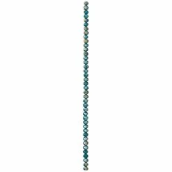 Best Pirce 🧨 Buy 🎁 Bead Gallery® Aqua Rondelle Luster Glass Beads, 6mm 🎁 ⭐ -Bead Gallery Shop 10436556 30