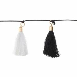 Flash Sale 👏 Best reviews of 💯 Bead Gallery® Black & White Tassel Beads, 45mm 👏 🎁
