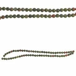 Promo ๐ฏ Best deal โค๏ธ 12 Pack: Bead Gallery® Green Unakite Round Beads, 4mm ๐ ๐ฅฐ