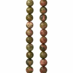 Best reviews of ⌛ Hot Sale 💯 Bead Gallery® Green Unakite Round Beads, 6mm 🔔 😉