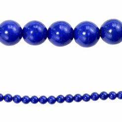 Discount 👍 Promo 😀 Bead Gallery® Sapphire Reconstituted Lapis Round Beads, 6mm 👏 🤩