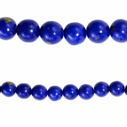 Outlet ⌛ Deals 💯 12 Pack: Bead Gallery® Blue Reconstituted Lapis Round Beads, 4mm 🔥 🔥