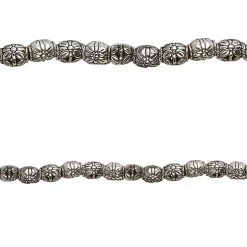 Best reviews of 😀 Best reviews of 😍 12 Pack: Bead Gallery® Silver-Plated Antique Flower Round Beads, 10mm 🧨 👍