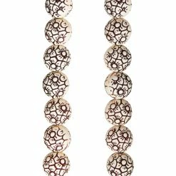 Discount 🎉 Promo 😀 Bead Gallery® Amber Flower Acrylic Round Beads, 11mm 💯 ⌛