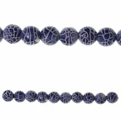 Best Pirce ⌛ Wholesale 🔥 12 Pack: Bead Gallery® Blue Ceramic Round Beads, 17mm 🎉 👏