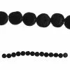 Brand new ⌛ Budget 👍 12 Pack: Bead Gallery® Black Lava Stone Lentil Beads, 12mm ❤️ 🔔 -Bead Gallery Shop 10471733
