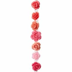 Cheap ๐ Flash Sale ๐ Bead Gallery® Pink Mix Reconstituted Stone Rose Beads, 10mm ๐ ๐