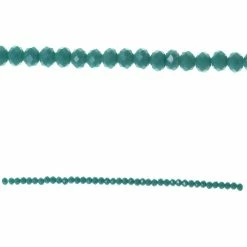 Promo 🧨 Outlet 🛒 12 Pack: Bead Gallery® Turquoise Faceted Glass Beads, 6mm 🛒 🔥