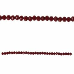 Outlet 💯 Best deal 😍 12 Pack: Bead Gallery® Red Glass Rondelle Beads, 8mm 😀 ✔️