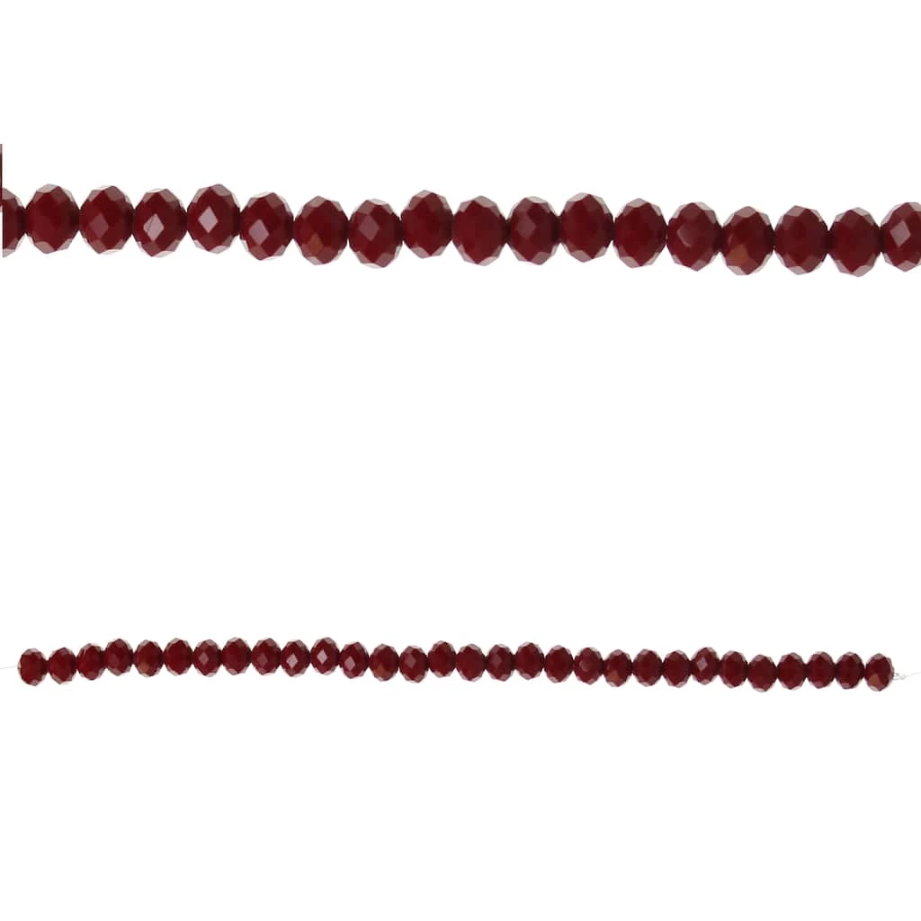 Outlet ๐ฏ Best deal ๐ 12 Pack: Bead Gallery® Red Glass Rondelle Beads, 8mm ๐ โ๏ธ 3 Outlet ๐ฏ Best deal ๐ 12 Pack: Bead Gallery® Red Glass Rondelle Beads, 8mm ๐ โ๏ธ
