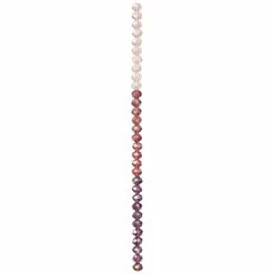 Best Pirce 🥰 Discount 🤩 Bead Gallery® Pink & Amethyst Rondelle Glass Beads, 8mm 👍 ❤️ -Bead Gallery Shop 10471909 30