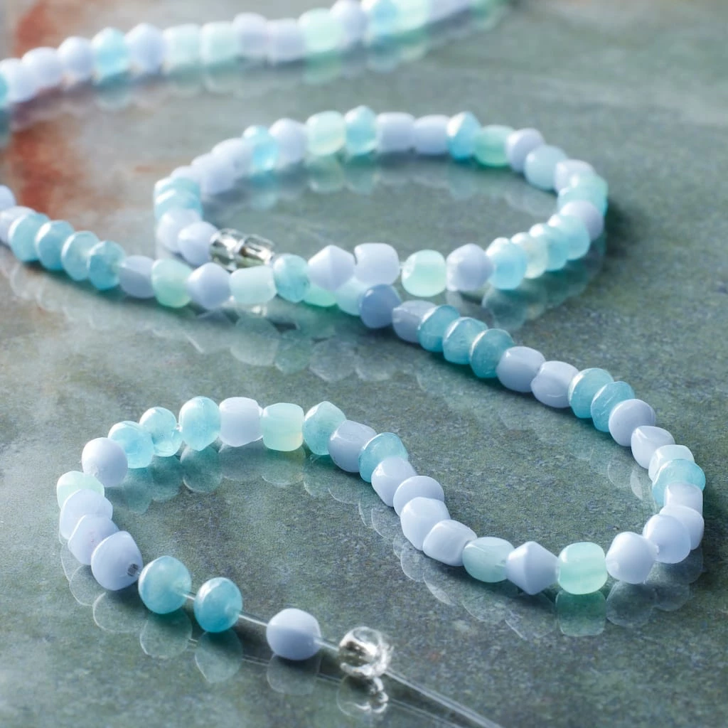 New โจ Top 10 โจ Bead Gallery® Aqua Mix Glass Beads, 4mm ๐ โ๏ธ 4 New โจ Top 10 โจ Bead Gallery® Aqua Mix Glass Beads, 4mm ๐ โ๏ธ - Image 2