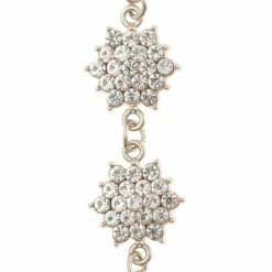 Budget ๐ฅฐ Buy ๐ Bead Gallery® Rhodium with Clear Rhinestone Flower Beads, 24mm ๐ฅฐ ๐